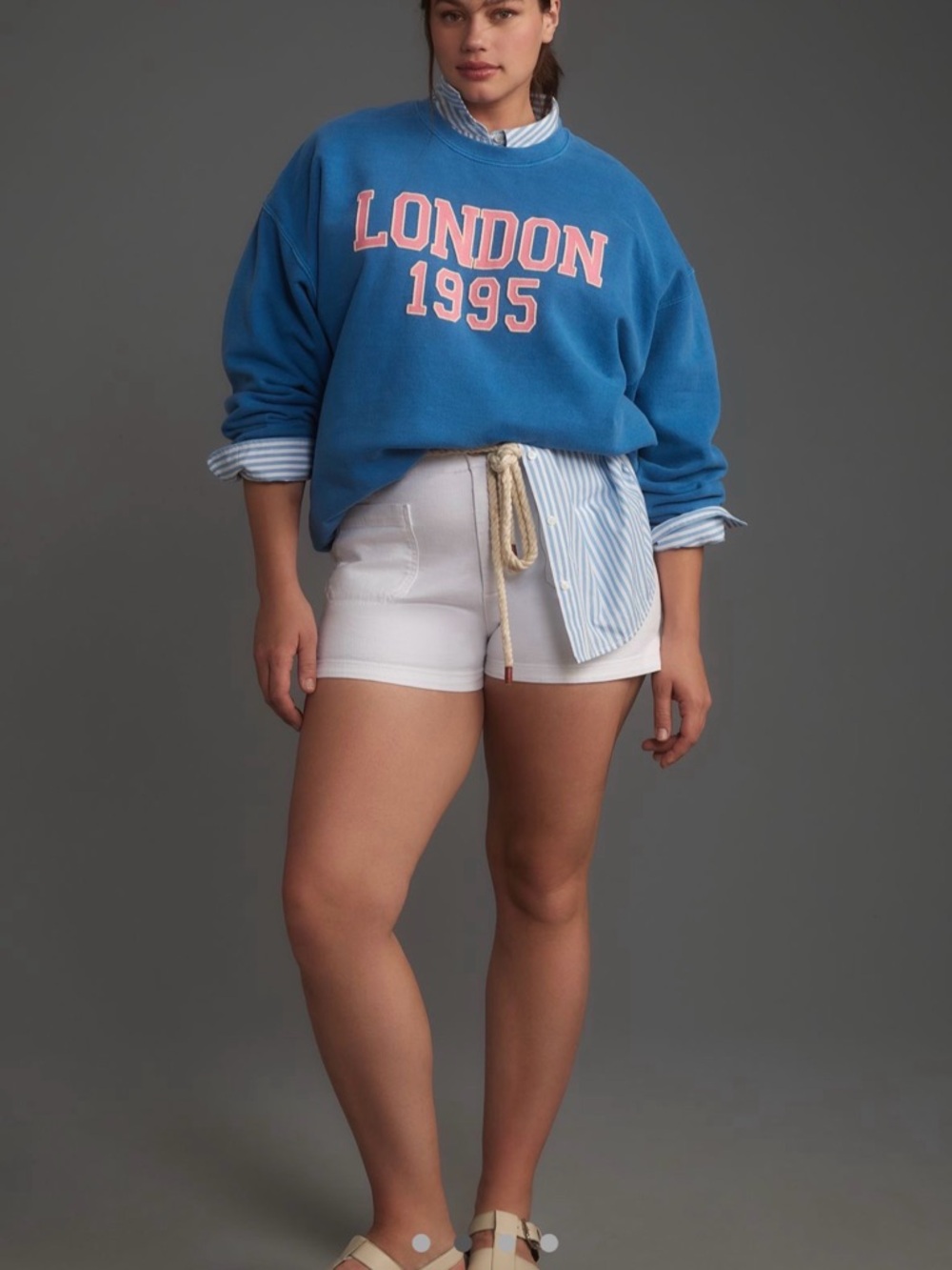 Maeve Anthropologie The Colette Denim Shorts in White NWT 34